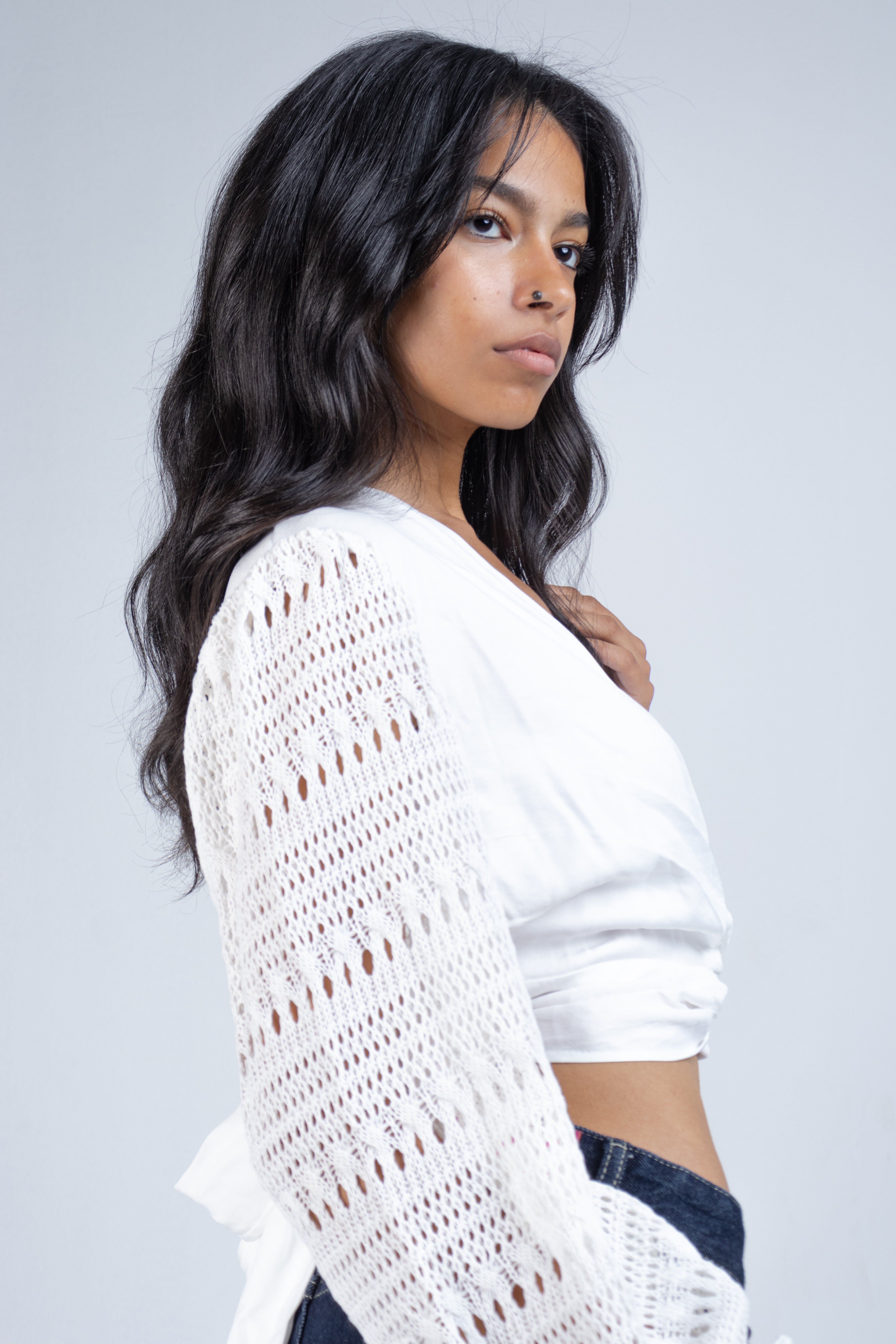 The Crochet Sleeve Top