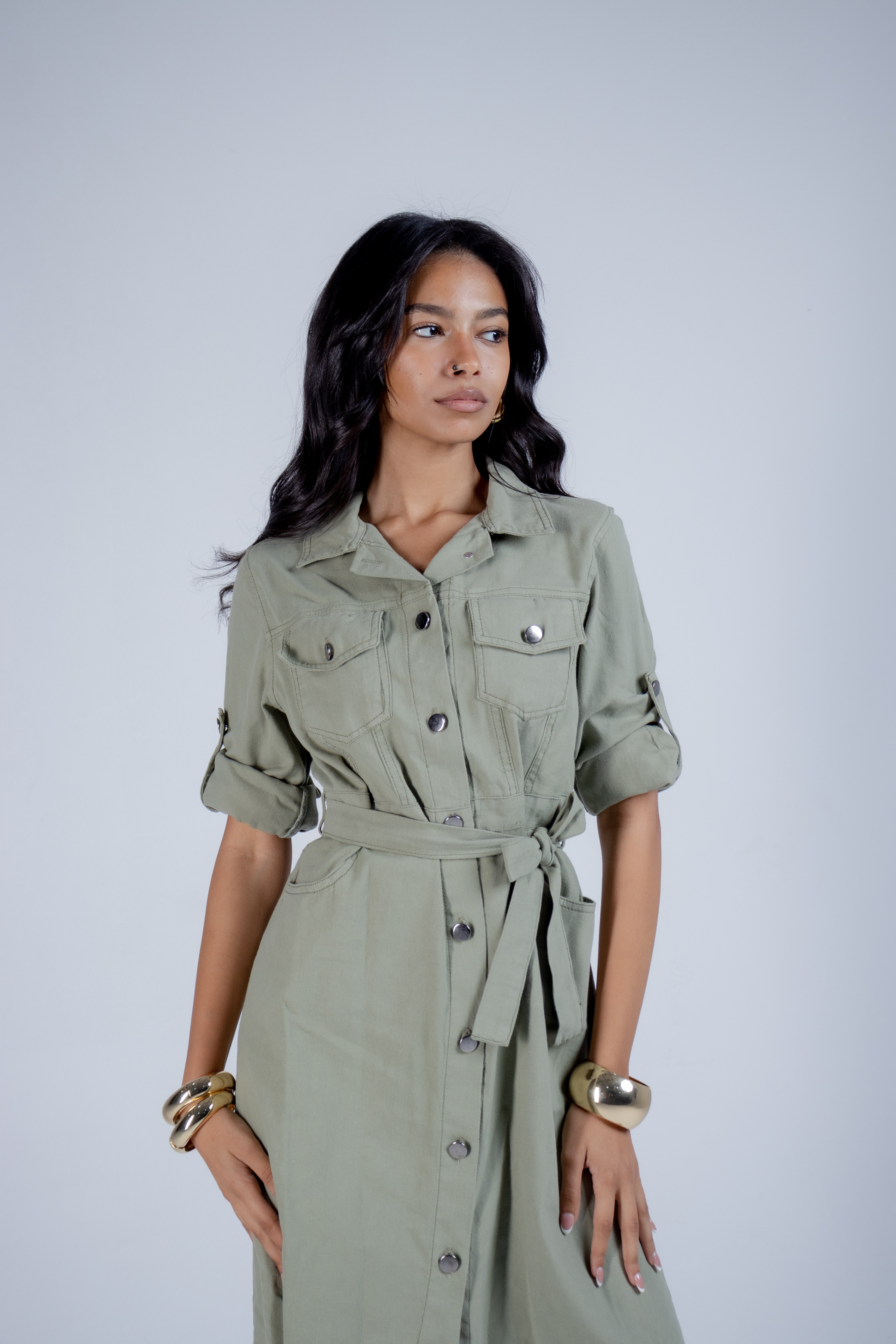 The Button-Front Shirt Dress