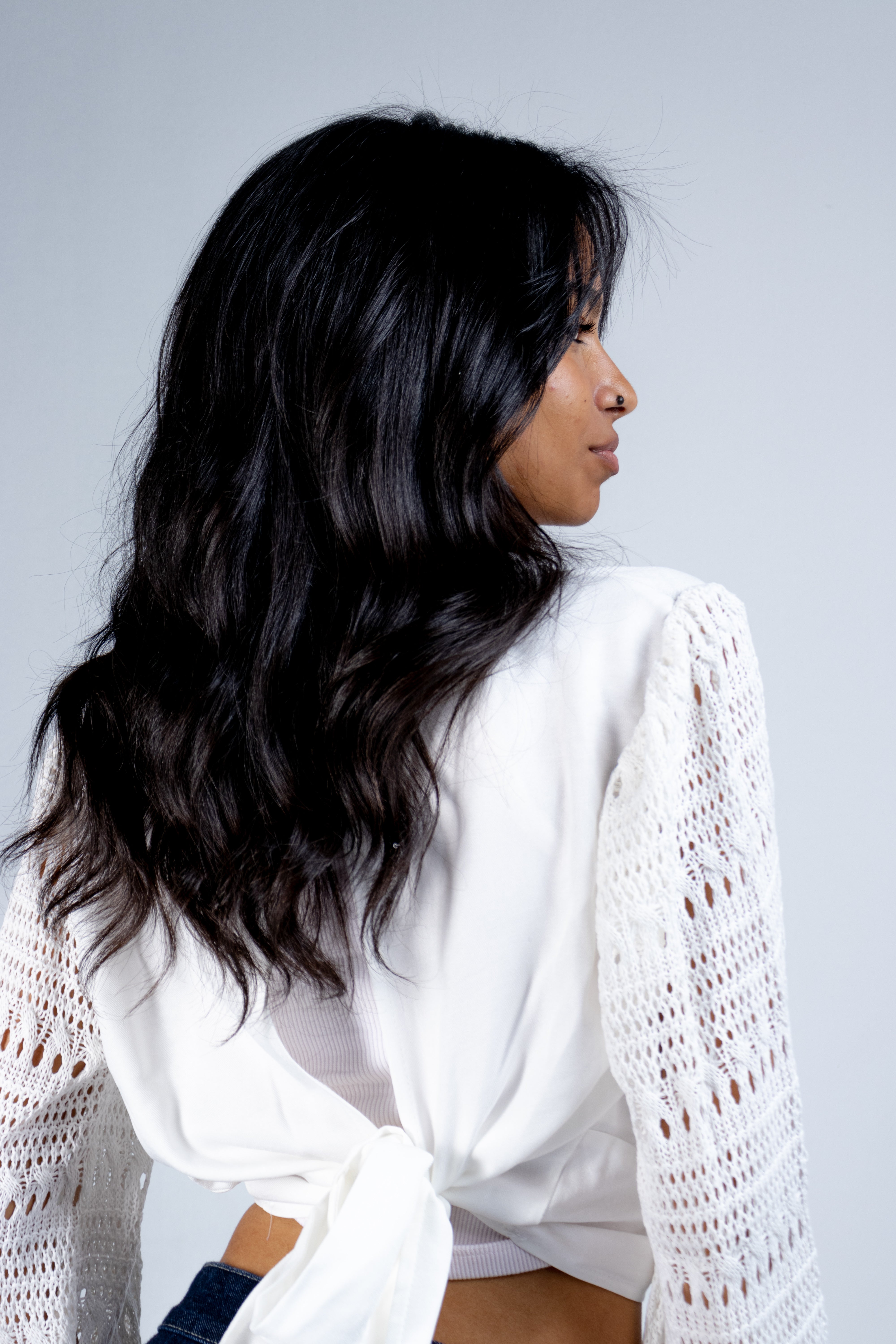 The Crochet Sleeve Top