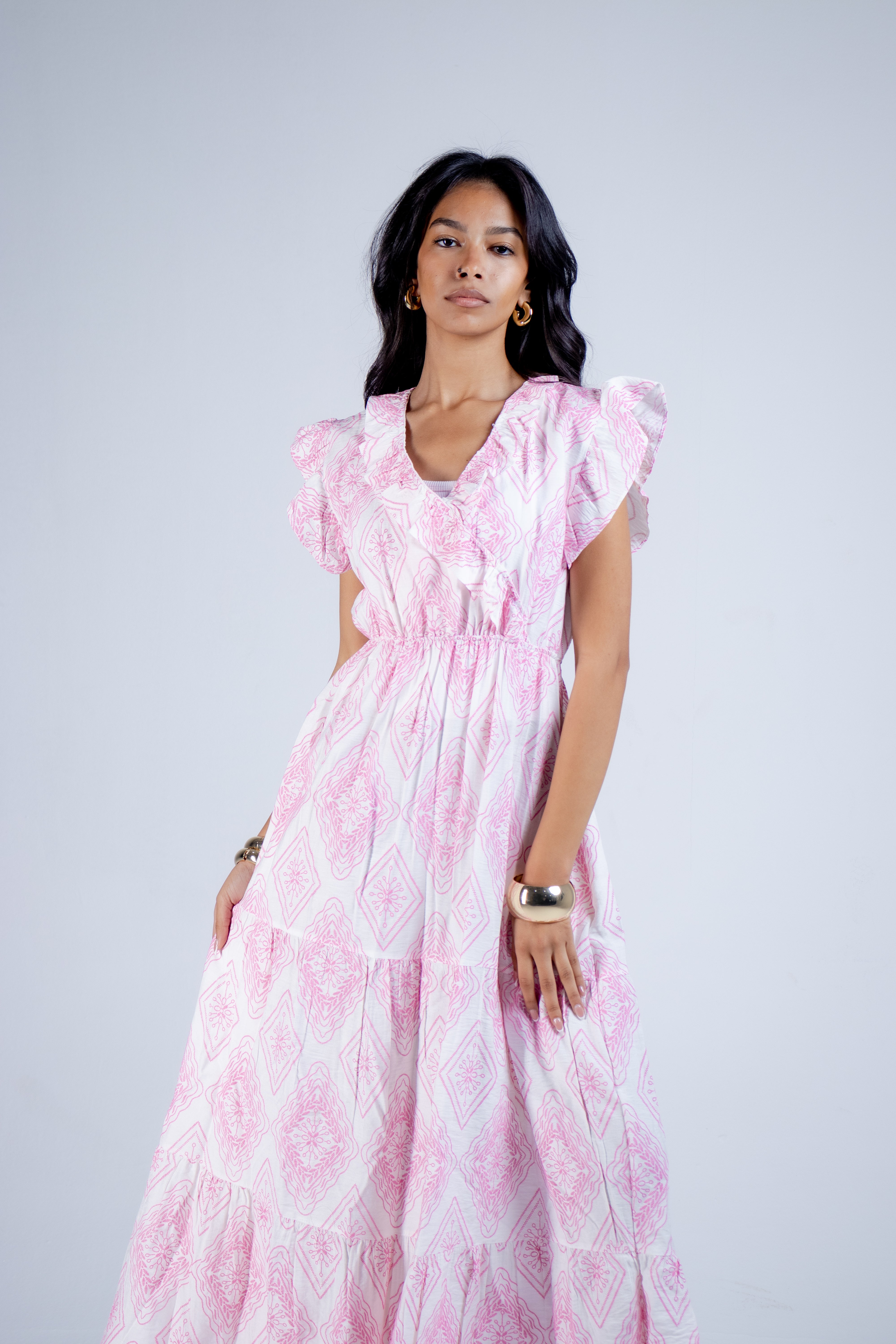 The Tie-Dye Tiered Dress