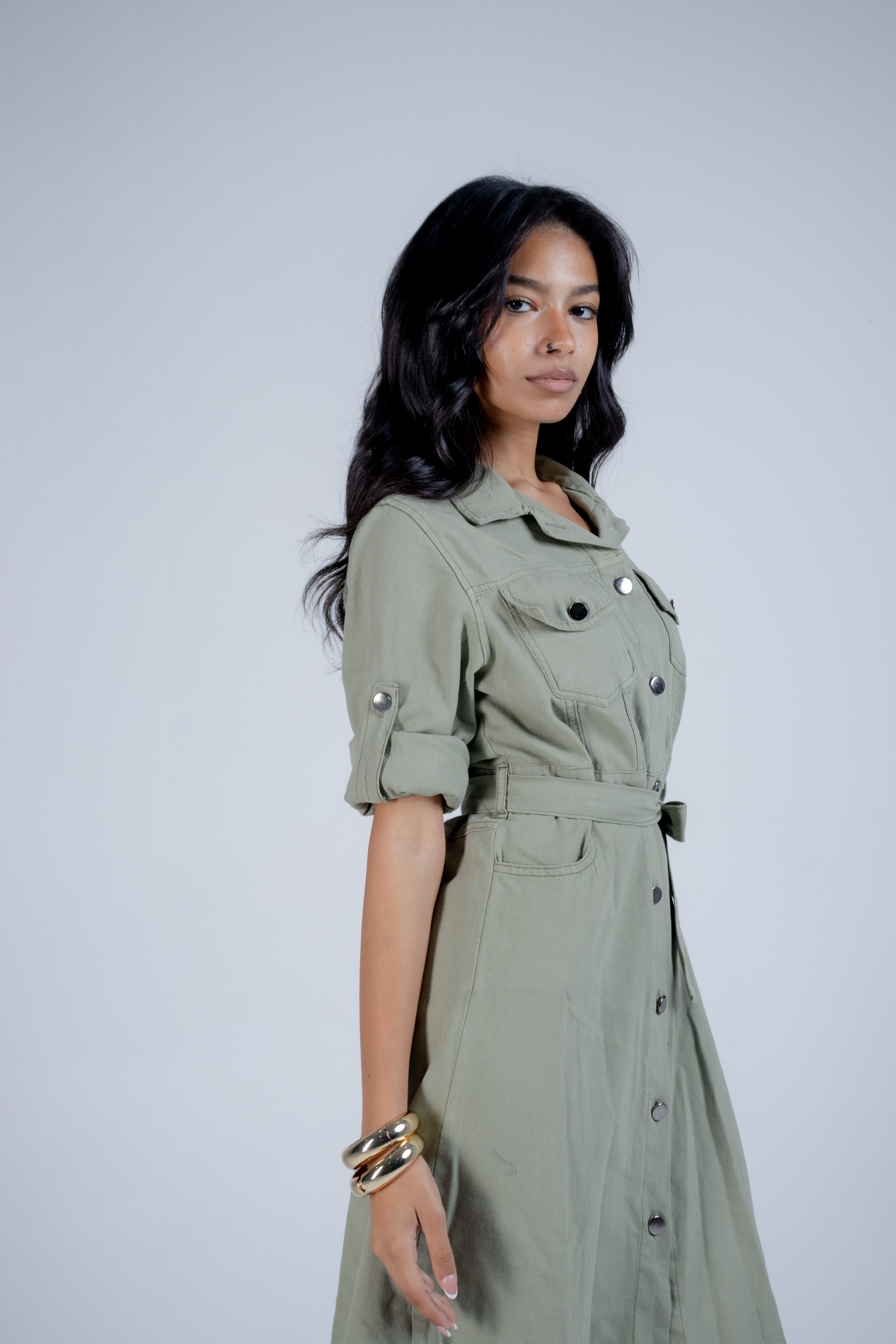 The Button-Front Shirt Dress