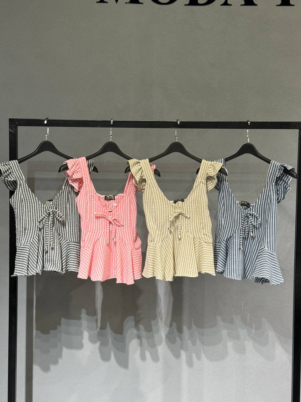 The Playful Striped Blouse