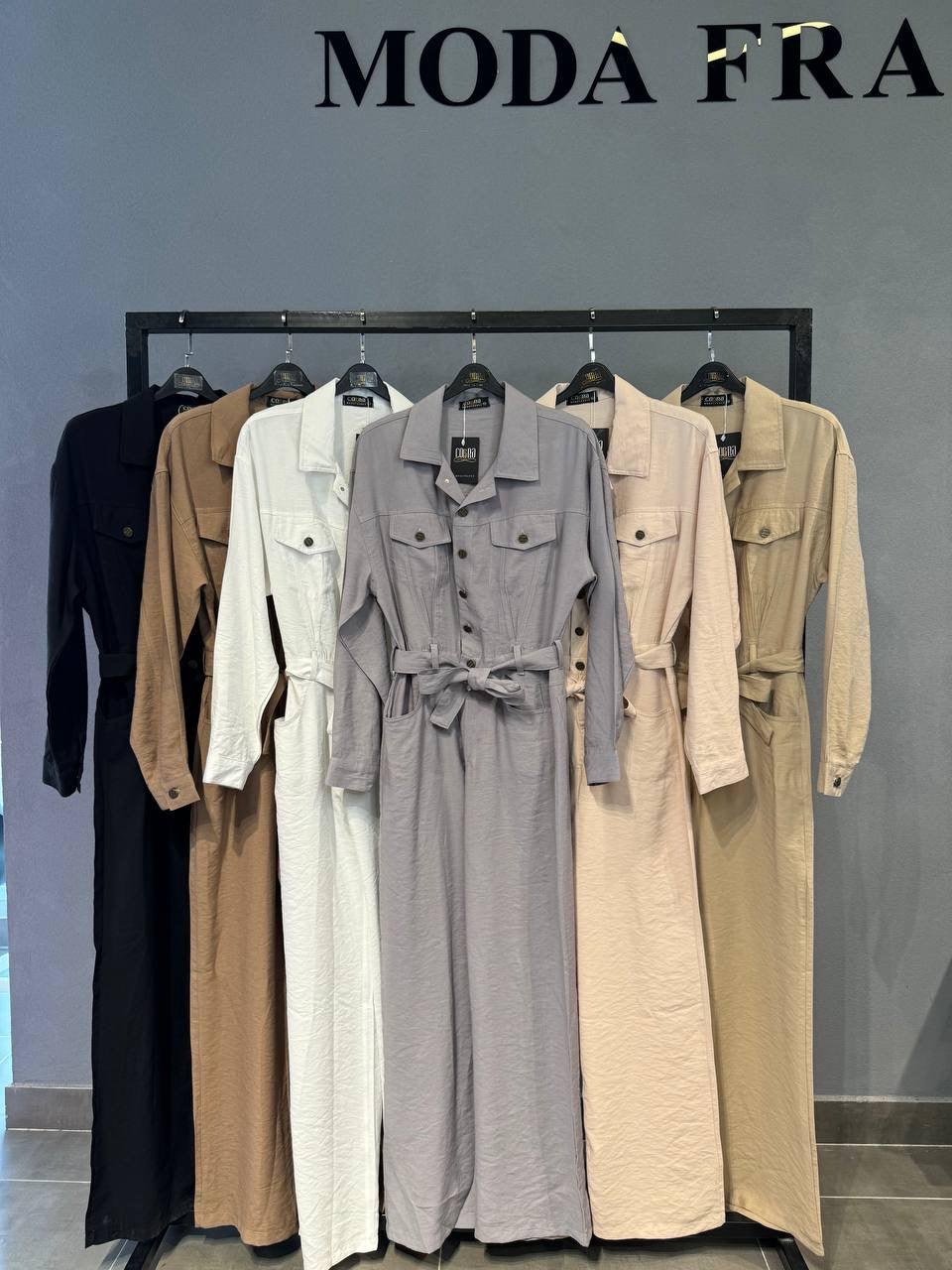 The Chic Utility Belted Jumpsuit