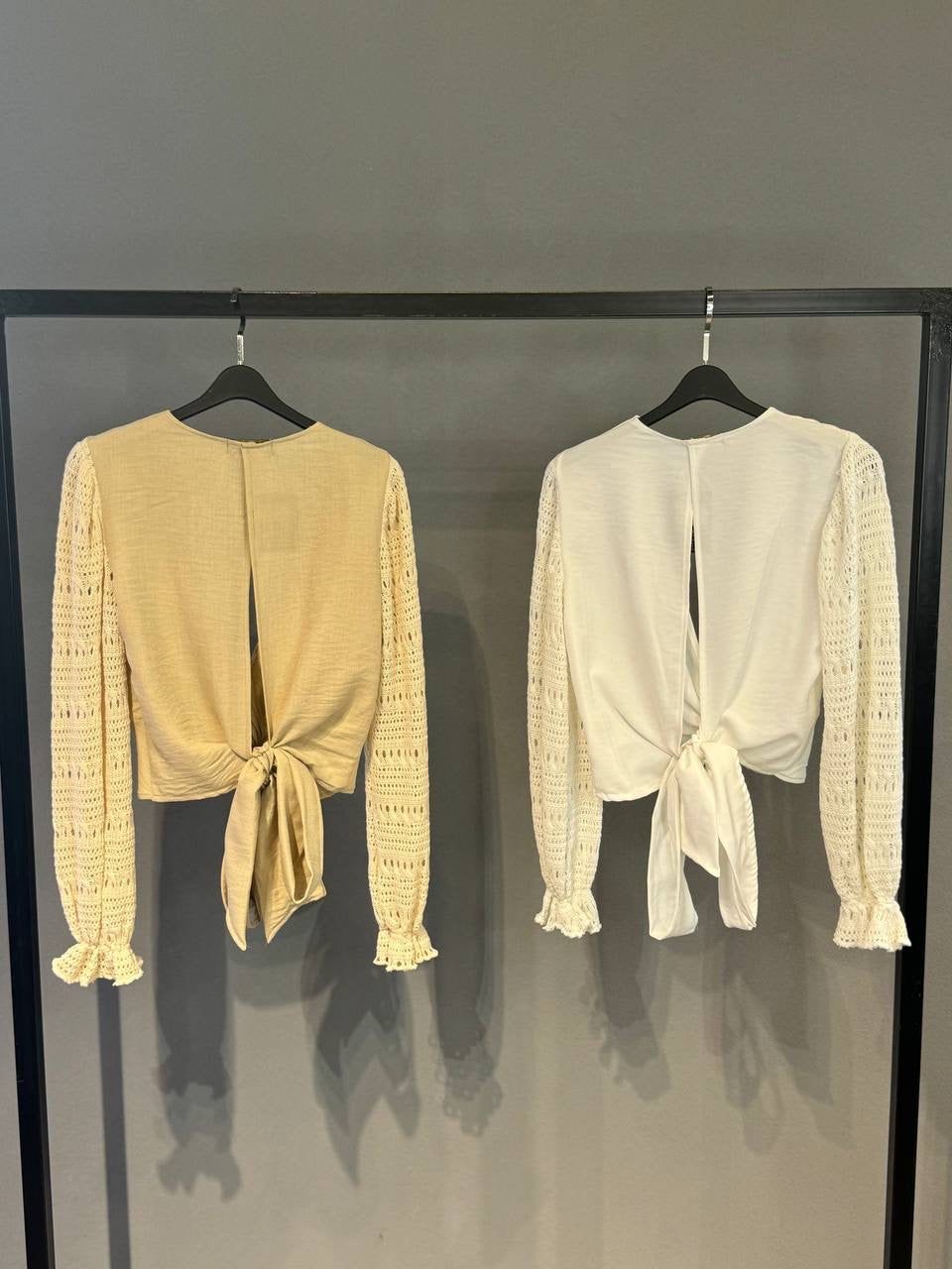 The Crochet Sleeve Top