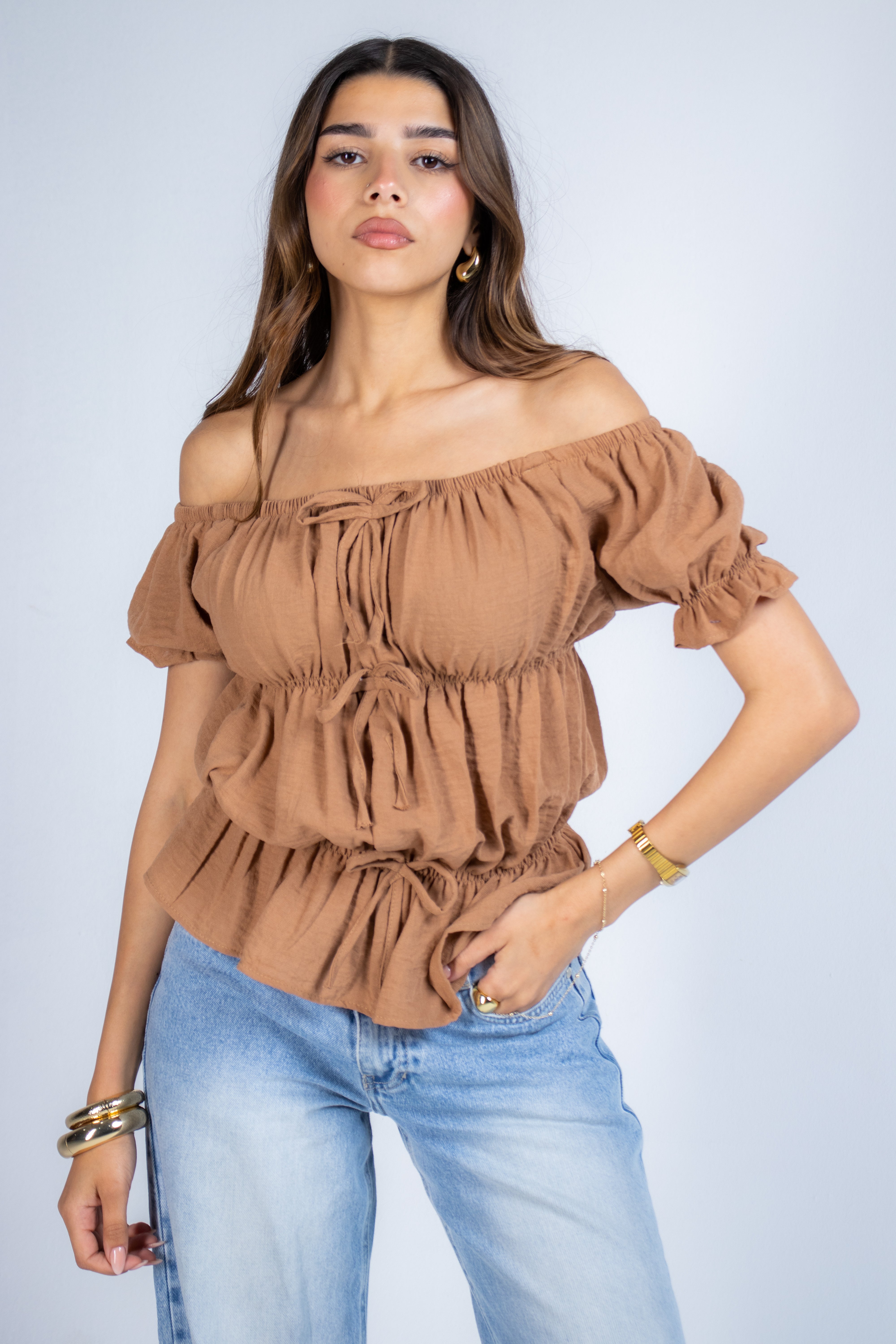 The Off-Shoulder Ruffle Top