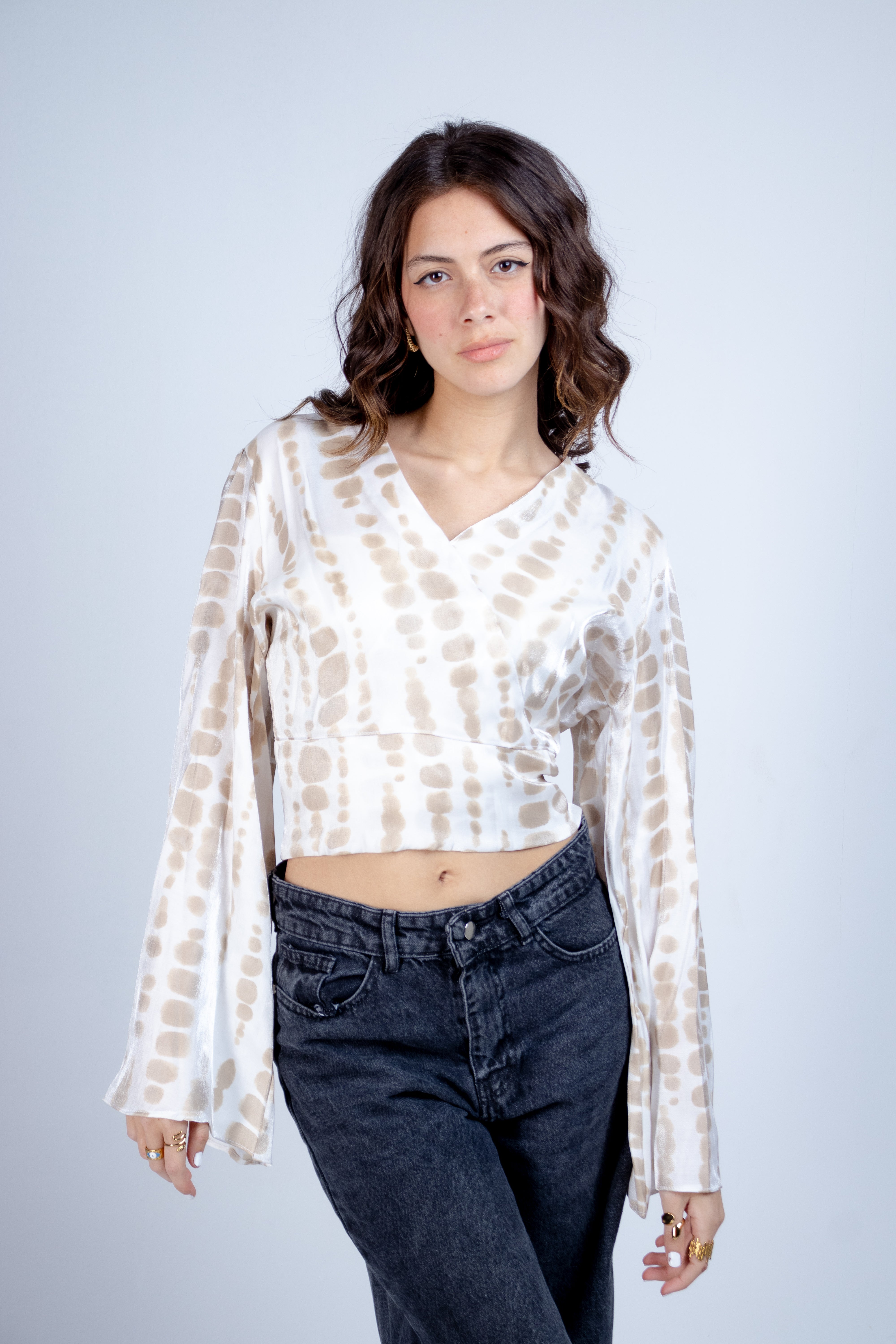 The Relaxed Fit Tie-Dye Blouse