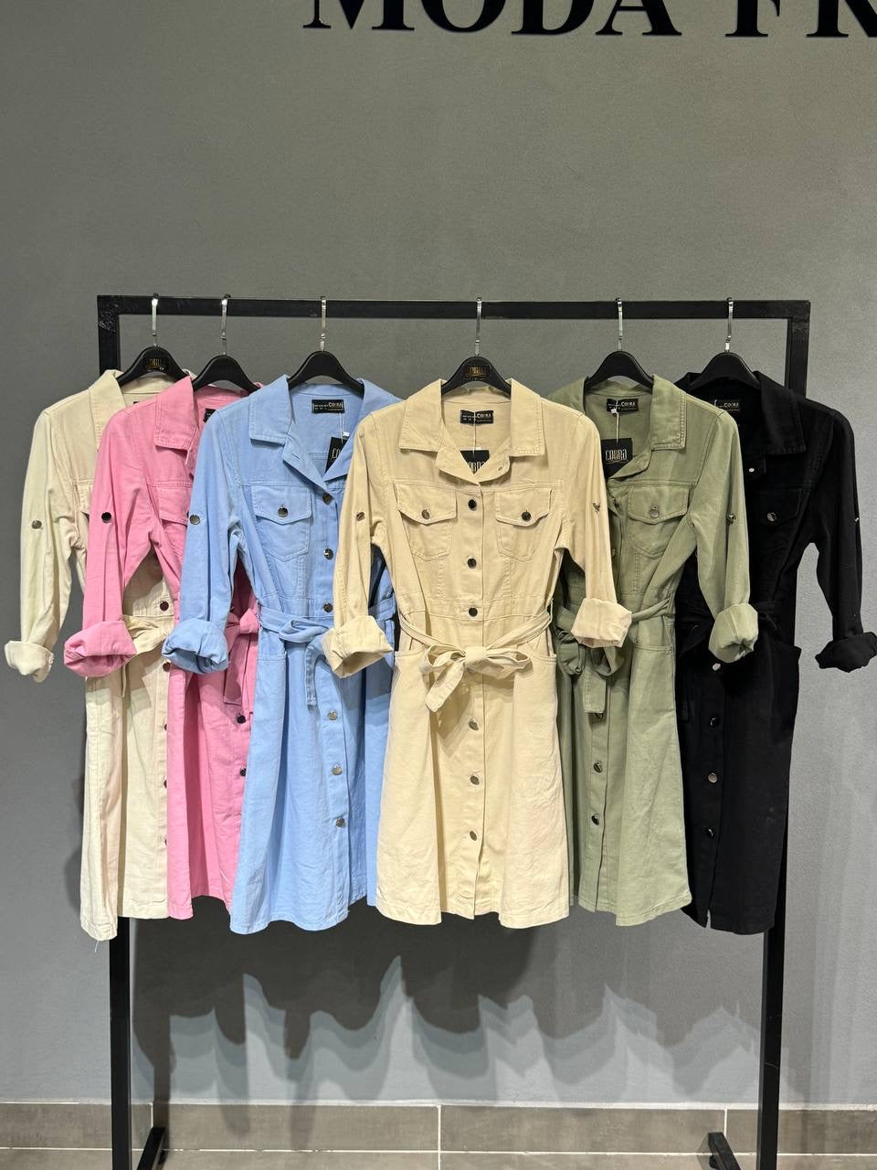 The Button-Front Shirt Dress