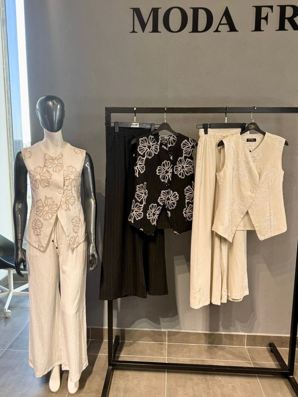 The Sophisticated Linen Vest & Pant Set