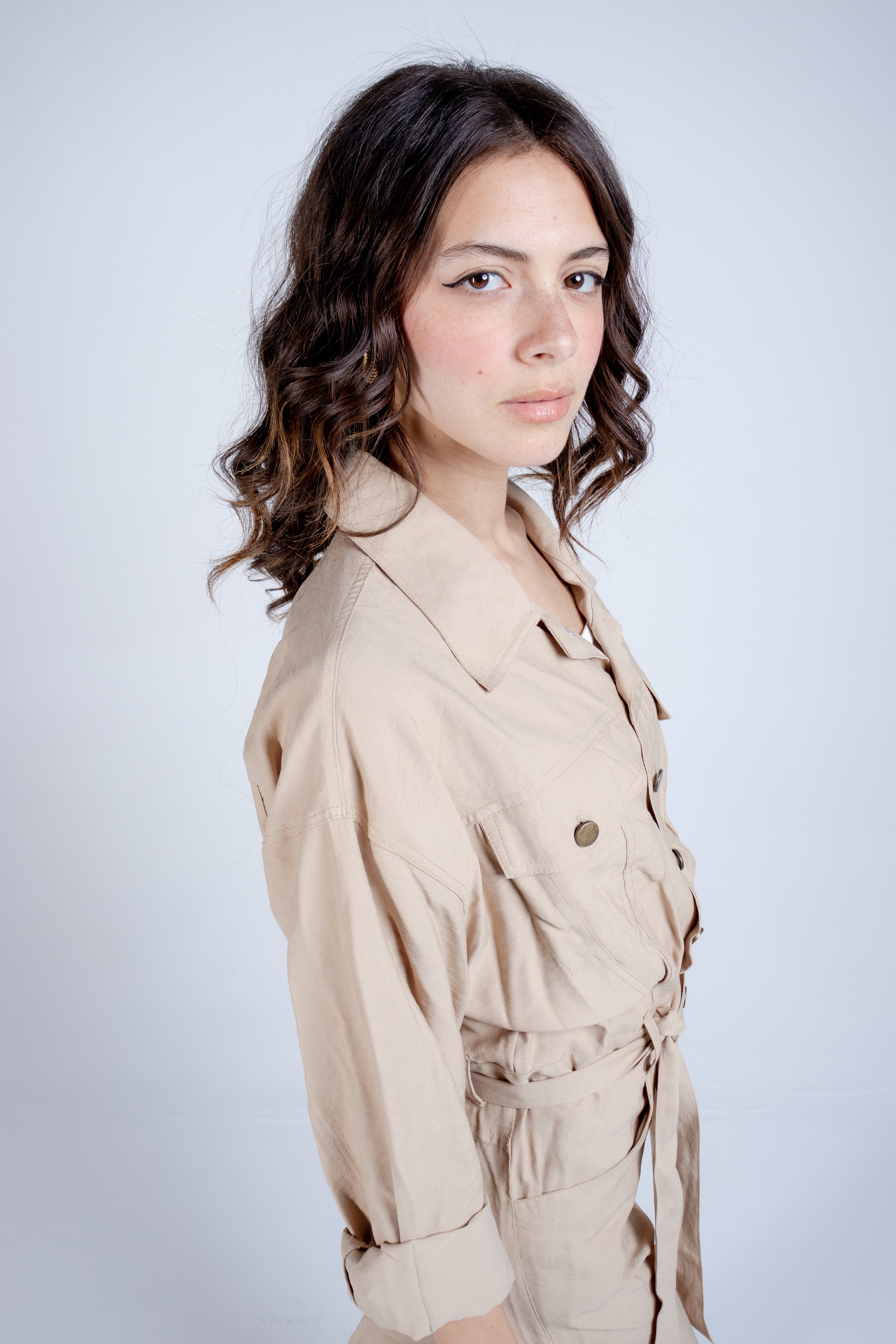 The Chic Utility Belted Jumpsuit