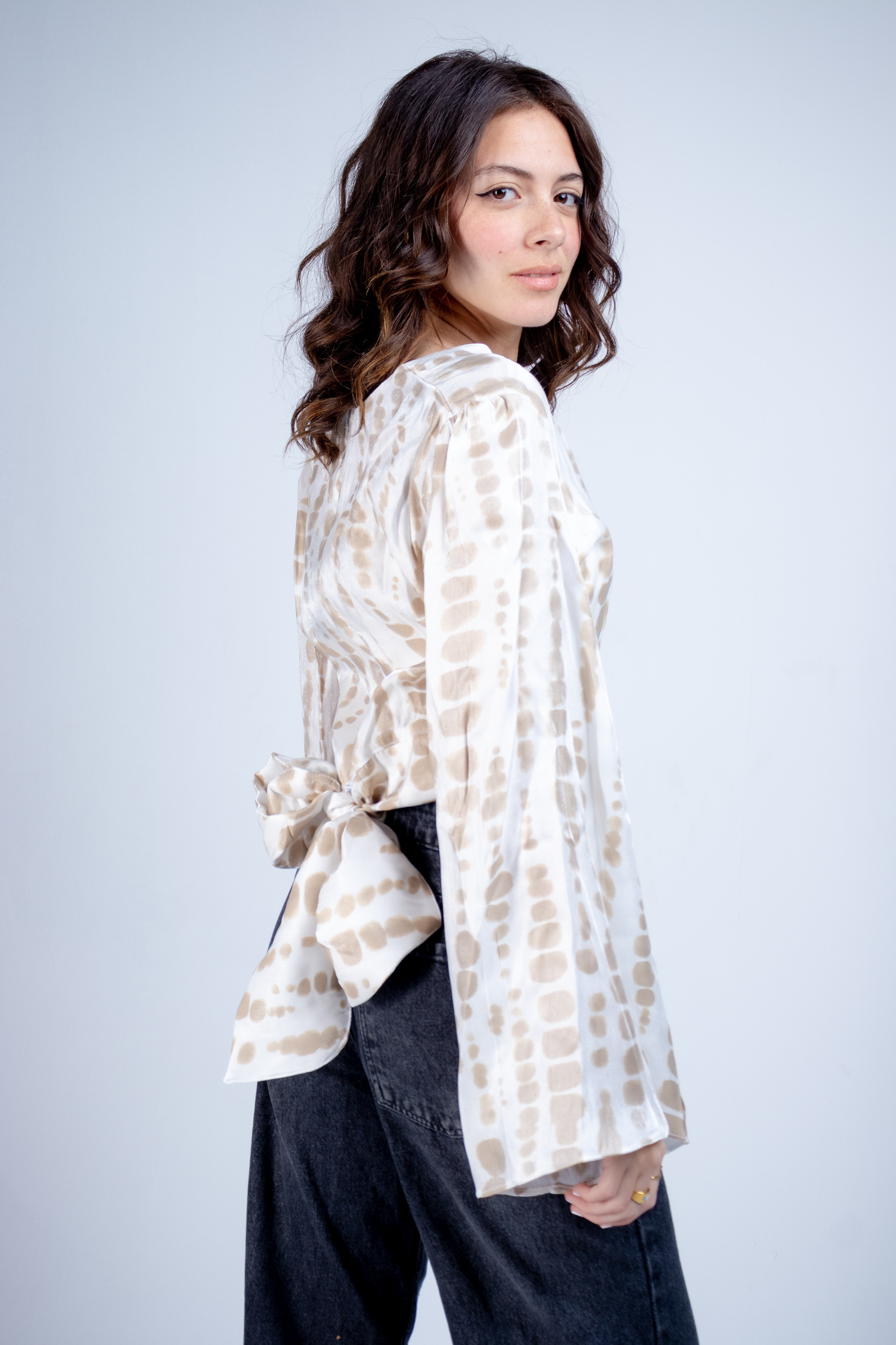 The Relaxed Fit Tie-Dye Blouse