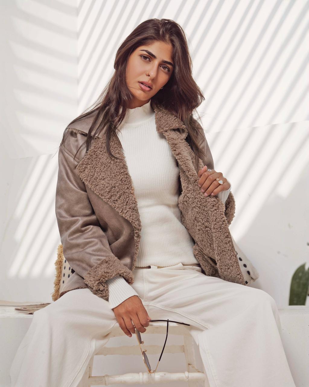 Faux Shearling Pilot Jacket